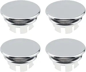 Quacc 4 PCS Sink Overflow Covers, 35mm Diameter Bathroom Sink Drain Covers