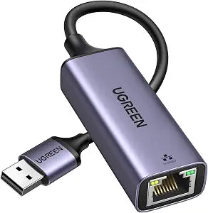 UGREEN USB to Ethernet Adapter, Plug and Play 1Gbps Aluminium Adapter