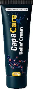 Original Capacare Neuropathy Relief Cream, Neurosoothe Formula Nerve Cream, Contains Capsaicin, Arnica, Menthol, Msm, and Glucosamine, Suitable for Feet, Hands, Legs, Muscles, Joints and Waist 100g
