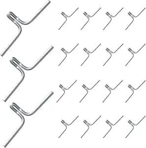 Gisafai Metal Lawn Chair Webbing Clips, 100 Pcs for Chair Frame Replacement