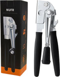 Heavy-Duty Commercial Manual Crank Can Openers,Rubber-Coated Long Handles