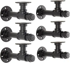 Industrial Pipe Shelf Brackets for Floating Shelves,Heavy Duty Bracket