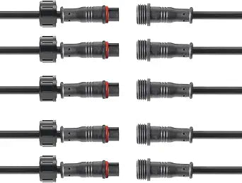 2 Pin Electrical Connector 2 Core Outdoor LED Male Female Plug