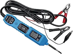 Power Circuit Probe Tester, with LED Light & LCD Readout (Blue)