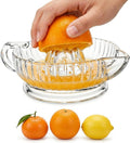 Glass Lemon Squeezer Citrus Juicer Reamer
