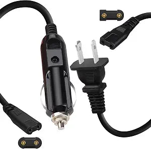 Type B 12V/110V Electric Lunch Box Cable for Car/Home,2PCS Replacement Wire