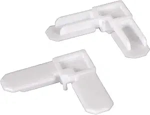 Prime-Line PL 7729 Screen Frame Corner, 5/16 In. X 3/4 In., White Plastic (4 Pack)