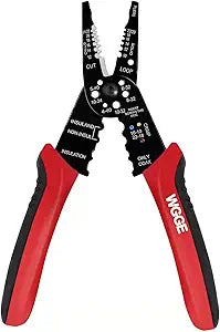 WGGE WG-015 Professional Wire Stripper, Wire Cutter and Wire Crimper 8-inch