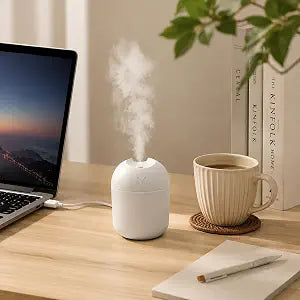 Mini Portable Humidifier,250ml Small Cool Mist Desk Humidifier