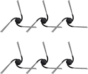 6 Pack Side Brushes Replacement Compatible with Dreame D20 Air Plus Robot Vacuum, Edge Cleaning Brush Accessories for Corners, Walls and Furniture