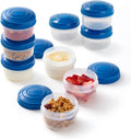 Rubbermaid Pack & Go 130 mL Mini Bites Containers, 9-Pack with Secure Lids and Stackable Design