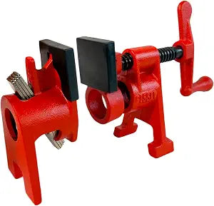 Bessey BPC-H34, 3/4-In. H Style Pipe Clamps - Incredibly Versatile, Easy To Assemble, Indespensable Workshop Clamp For Woodworking, Carpentry, Home Improvement, and DIY Projects