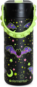Elemental Core 18oz Insulated Kids Water Bottle Straw Lid & Pop-It Handle