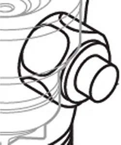 Moen 104524 Commercial Manual Override Button