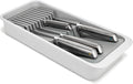 Joseph Joseph DrawerStore 2-Tier Knife Kitchen Drawer Organizer, Holds up to 11 Knives, Disassembles for Easy Cleaning, Recycled Plastic