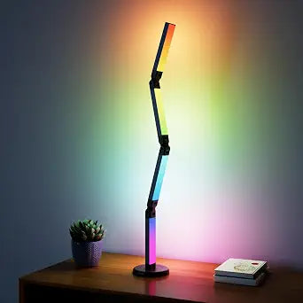 Led Desk Lamp with Atmosphere Lighting, Smart RGB LED Desk Lamp