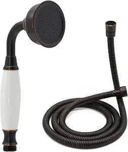 HOMEDEC Vintage Handheld Shower Head with 59" Flexible Hose, ORB