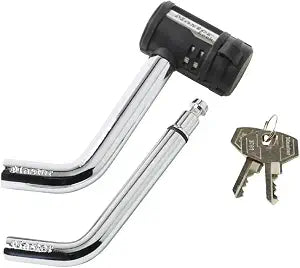 Master Lock Receiver Lock, Weather Resistant Trailer Coupler, Keyed 2866DAT