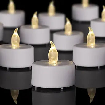 LED Tea Lights Battery Operated Flameless Candles 150 Pack Warm White
