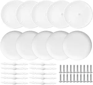 10 Set CP3540 Ceiling Cover Plate Kits - 5.38 Inch Paintable Round Cover