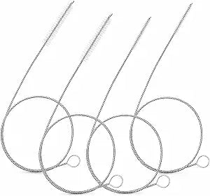 40-Inch 4-Pack Extra Long Pipe Cleaner Brushes for Straws & Kegerator Tubes