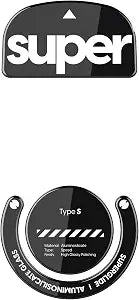 Pulsar Gaming Gears Superglide Type-S Skates for GPro X Superlight 1, Black