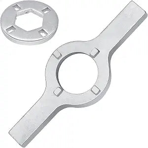 Beaquicy    TB123A Washer Spanner Wrench Fit for GE Whirlpool Washer, 1-11/16 Inch Tub Nut Wrench Replaces TB123B ERTB123A whirlpool spanner wrench