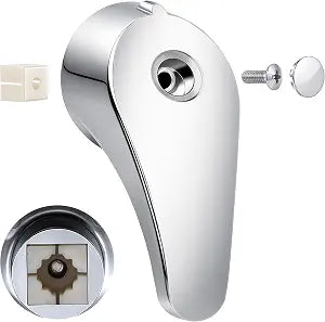 Dreyoo Shower Faucet Handle Compatible with Symmons/Temptrol, 1 Pk, Lever
