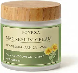 Magnesium Chloride Nerve Relief Cream with Arnica and Msm for Joint, Muscle Relaxation, Hands & Knees, Fast-Absorbing & Non-Greasy Soothing Nerve Formula Moisturizing for Daily Comfort
