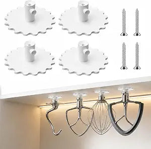4 Pack Stand Mixer Attachment Holders for Kitchenaid Mixer Accessories