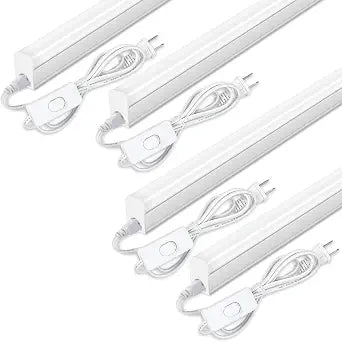 LED Under Cabinet Lighting, 1FT 5W 6000K 500lm (Pack of 4)