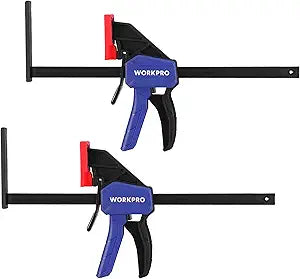 WORKPRO 2-Pack 9" Track Saw Clamps, 150lbs Load Limit