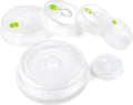 6Pcs Microwave Splatter Cover For Food, 6 Sizes, 10 - 4.5''