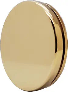 Westbrass Floating No-Hole Overflow Faceplate, Polished Brass, D980R-01
