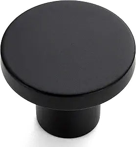 Ravinte Cabinet Knobs, 10 Pack Black Dresser Drawer Pulls, 1-1/5 Inch