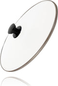 8 Quart Oval Glass Lid Replacement for Crock-Pot Slow Cooker, Compatible with SCCPVFC800-DS-BR, 13.5" x 10.5", Tempered Glass Lid with Handle
