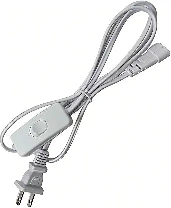 FERUERW Hexagon Garage Lights Power Cord with Switch 1.5M
