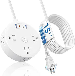 PD20W 2 Prong Power Strip, Yozisital 2 Prong to 3 Prong Outlet Adapter