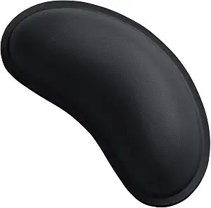Mouse Wrist Rest, Ergonomic Memory Foam Mouse Wrist for Computer Desk Mats Support, PU Leather Hand Rest Pad Cushion for Gaming, Laptop, Men, Women, Pain Relief & Easy Typing, Black
