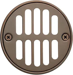 Signature Hardware 329837 Round Grill Shower Drain Strainer Set