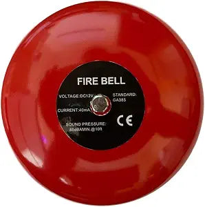 6 Inch 12V DC Loud Fire Alarm Bell
