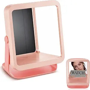 Novabright Pink True Non-reversing Mirror, True Reflection for Makeup