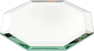 Plymor 4 x 4 inch Octagon, 5mm Thick, Beveled Glass Mirror