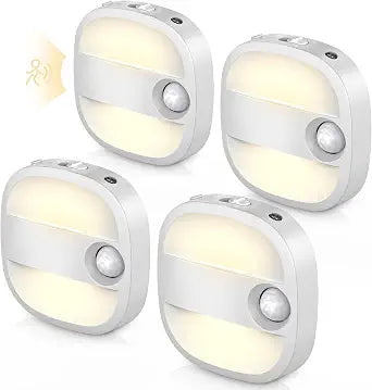 DORESshop Motion Sensor Night Light[4 Pack],Night Lights Plug into Wall