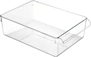 iDesign Fridge Storage Bin, Clear