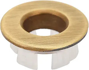 Sink Overflow Ring 3cm/1.2in, Brass Trim Cover