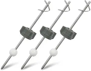 Murtenze 3 Pack Lavatory Pop Up Center Piece Assembly, Sink Ball Pivot Rod Bathroom Sink Stopper Replacement Parts,Compatible with Price Pfister PS2673 PS469 PSB327, Drain Repair Parts