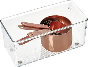 iDesign Plastic Drawer Organizer, Clear