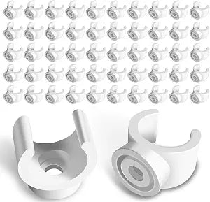 50 Pack 1/2 Inch PEX Clips, PEX Clamps PVC Pipe Clips and Hangers, Plastic