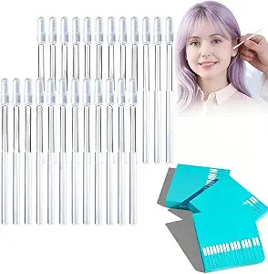 2026 New Upgraded Sticky Ear Cleaning Sticks, 48PCS Reusable Large Silicone Earwax Removal Adhesive Swabs, Soft Four-Ring Rubber Ear Pick, Safe Ear Cleaning Tools Kit for Adults